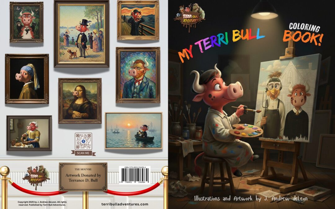 Our New “My Terri Bull Coloring Book!” Launches on Amazon!